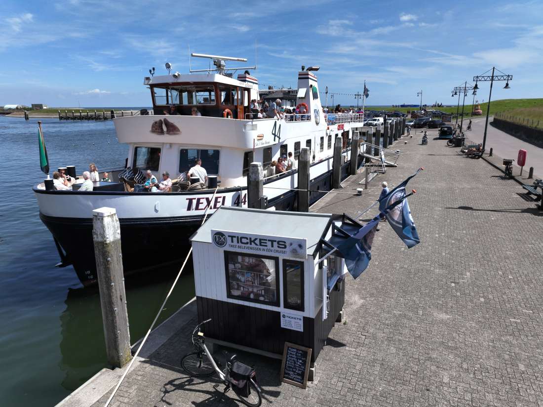 TX44 zeehonden rondvaart Texel klaar voor vertrek